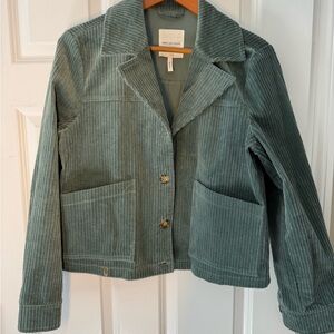 Anthropology (Avec Les Filles) Women’s Green Corduroy Jacket - Med